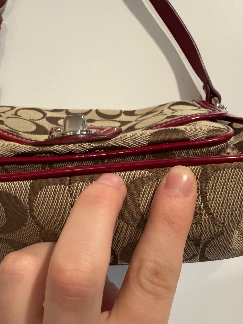 Coach Signature Legacy Shoulder Bag - Picture 11 of 11